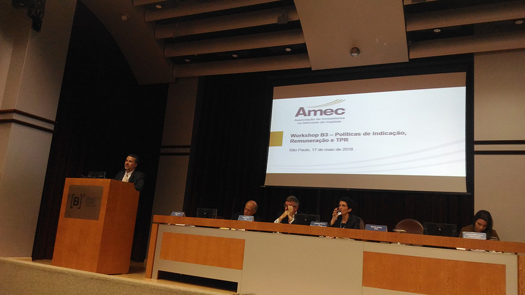 Apresentação do presidente Mauro Cunha em workshop sobre as novas regras do Novo Mercado
